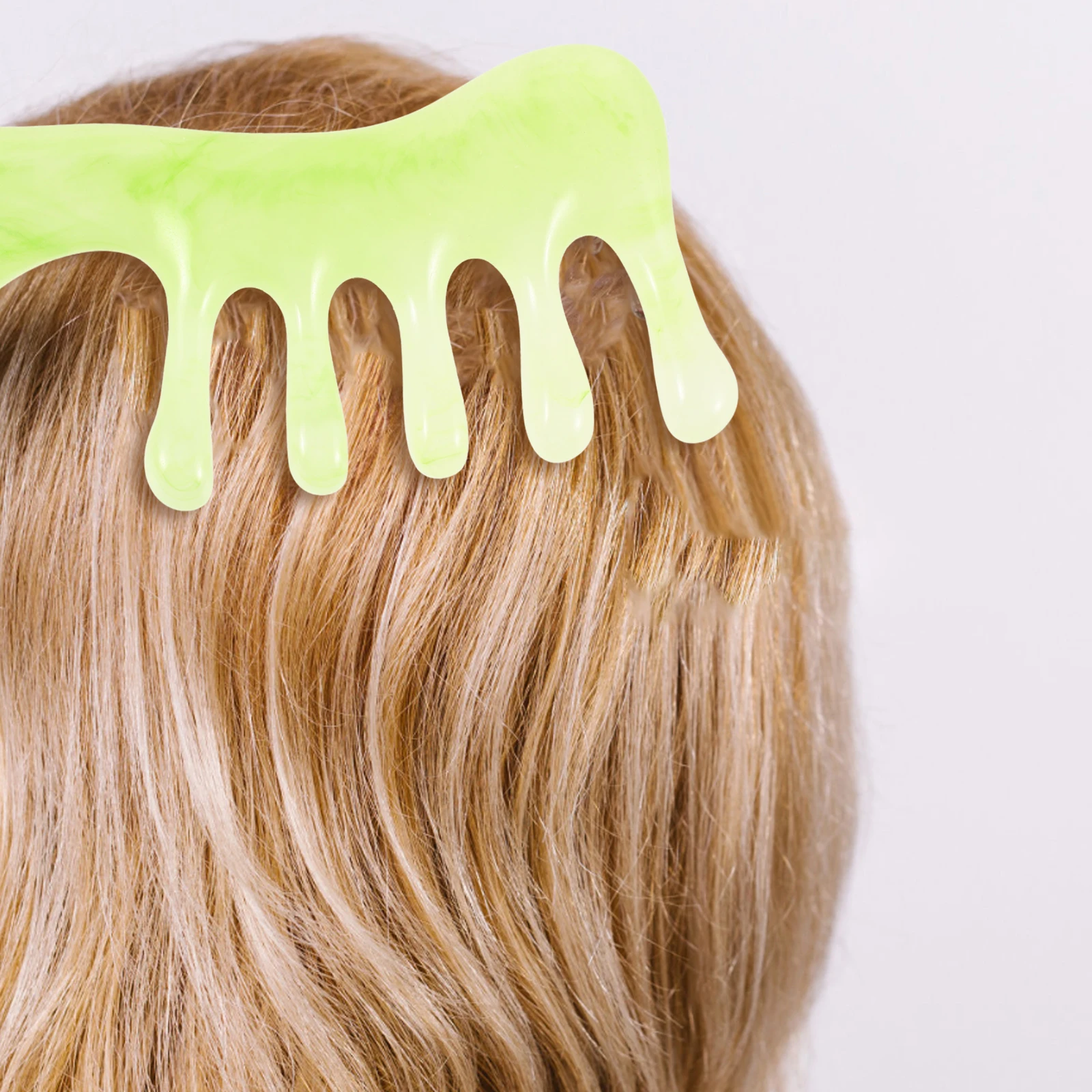 Picture 6: Honeycomb Wax Scalp Massager Comb Resin Portable Full Body Gua Sha Scraping Tool For Hair Massage