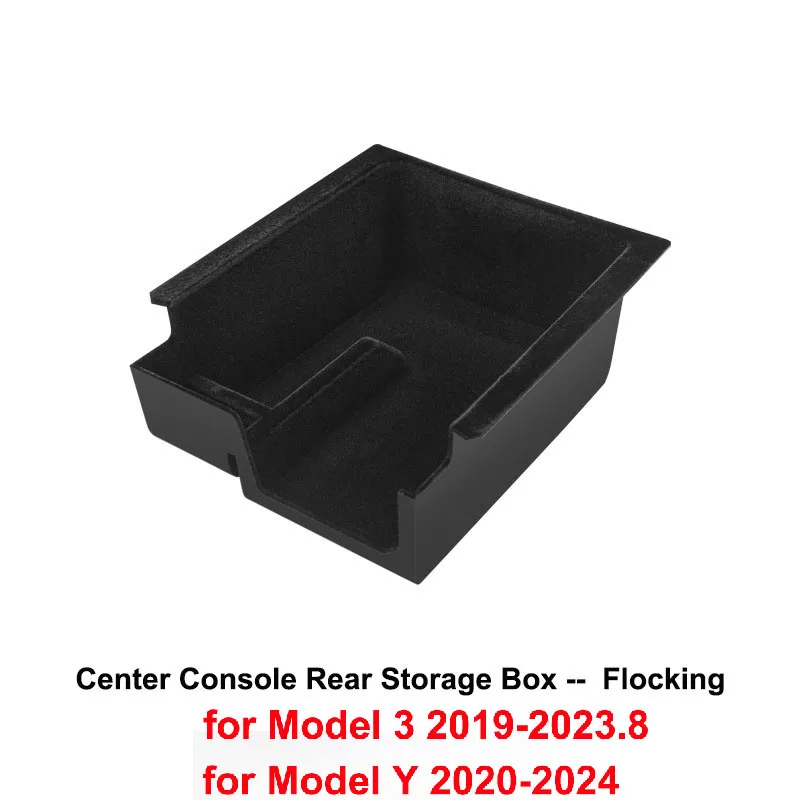 Middenconsole Organizer voor Tesla Model Y 2023 2024 Kofferbak Zijopbergdoos Bakken Massaal Armsteun Verborgen Cup Lade Console