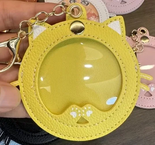 Kawaii Cat Shape Ita Bag Pins Badge Protector Case