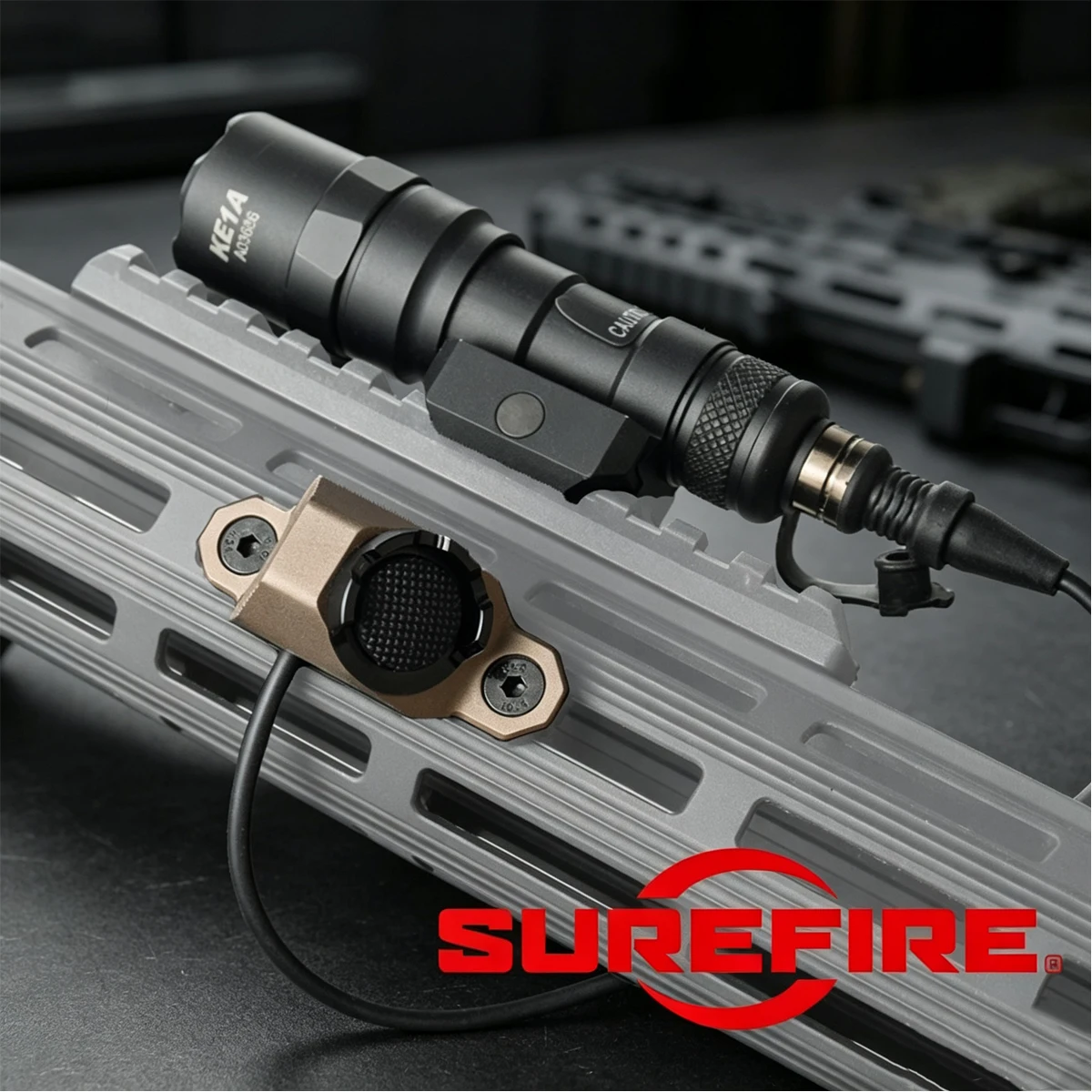 UNITY Hot Button Pressure Remote Switch Tactical SureFire M300 M600 SF Plug M-LK Keymod Airsoft Scout LED Flashlight Light Lamp