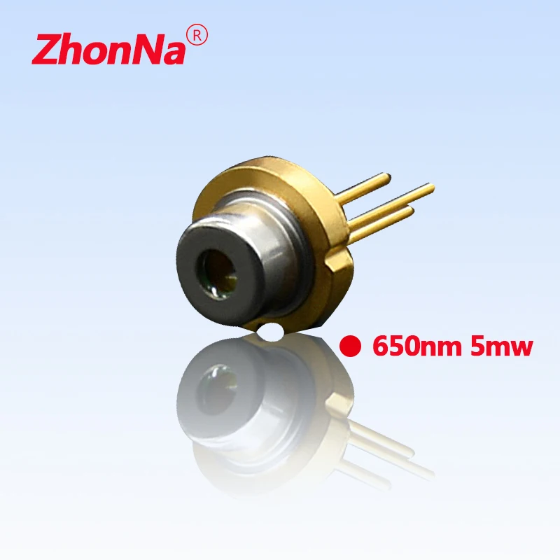 650nm 5mw Laser Diode Module RED Number  ZN-LDR-001 ​​DIY Optics Sensor Light   Emitting Tube  LED Electronic Desi Package: TO56