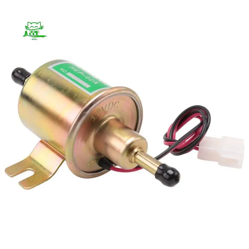 A22E-Universal 12V Fuel Pump HEP-02A Electric Gas Low Pressure Crude Oil Pump