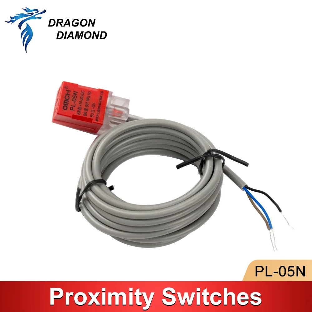 

Inductive Proximity Sensor Switches PL-05N 5mm NPN out DC10-30V Normal Open NO for Laser Cutting Machine