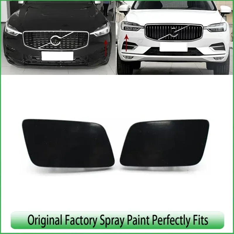 

For Volvo XC60 2018 2019 2020 2021 2022 2023 Auto Front Bumper Headlight Washer Cover Cap 39846581 39846596