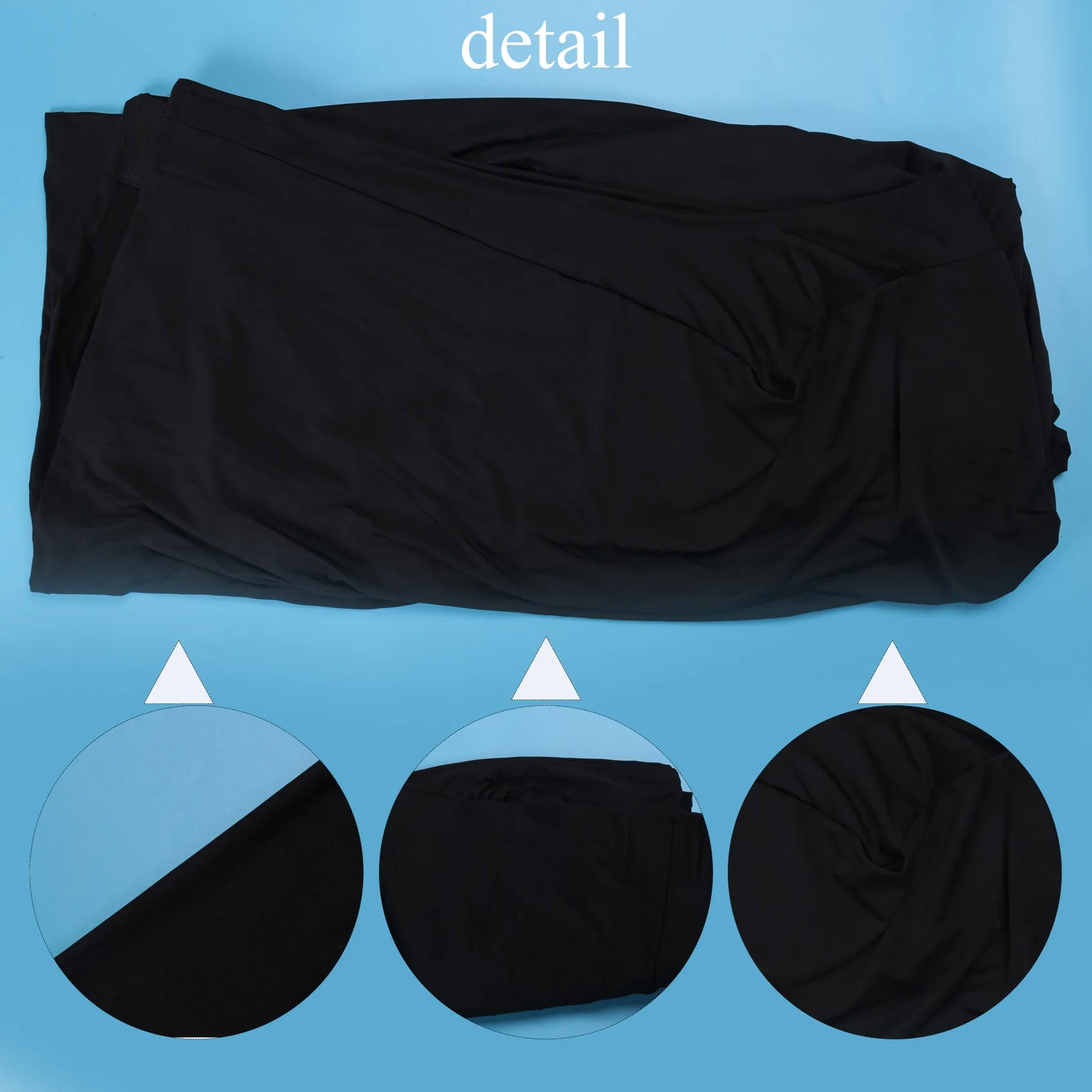 newA10R Eyelashes Bed Cover Beauty Sheets Elastic Table Stretchable Eyelash Extension Professional Cosmetic Salon Sheet Black