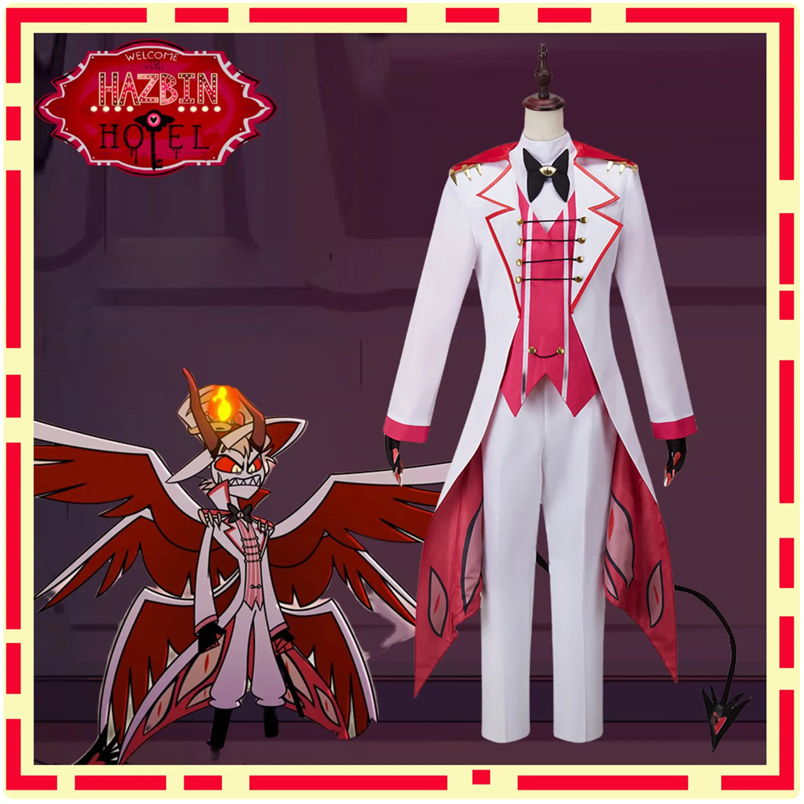 Lucifer Star Cosplay Costume Morning Full Suit for Halloween Party