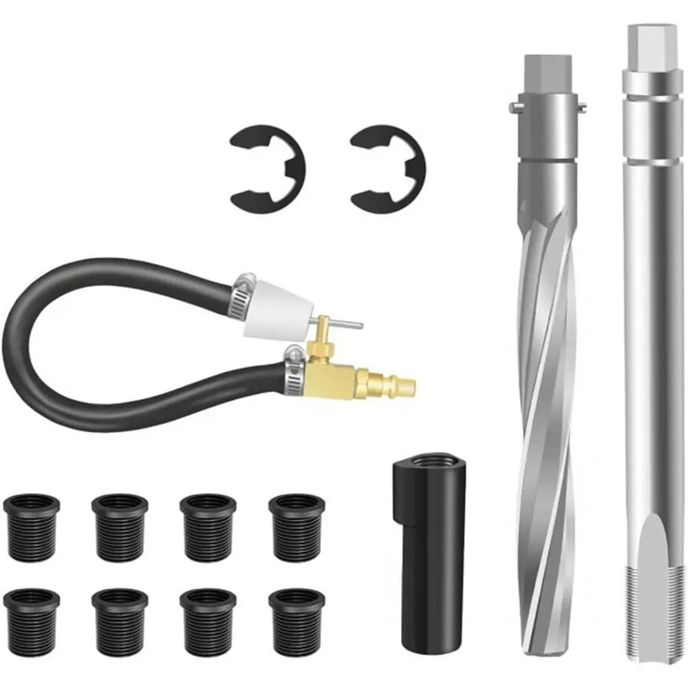 

Наборы для ремонта резьбы (головок) клапанов, подходят для авторемонта, стальной корпус, просты в использовании, для механиков и любителей