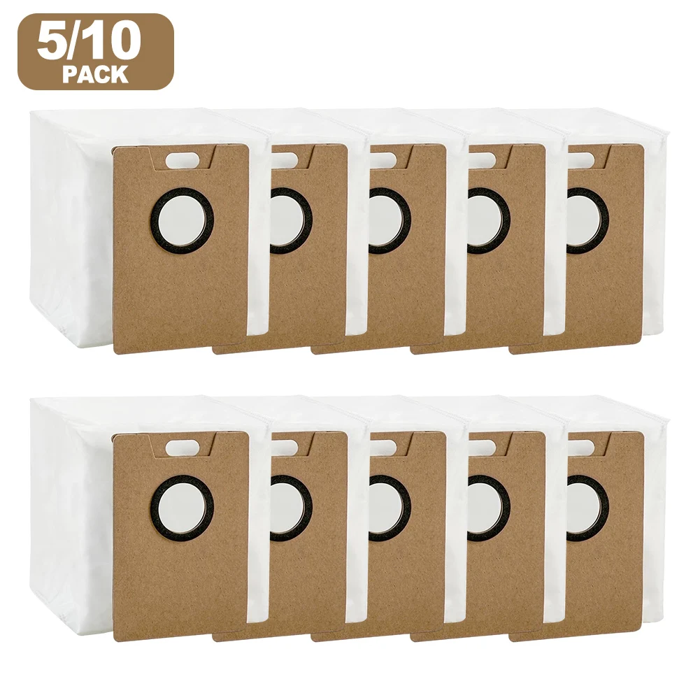 5/10 Pack Dust Bags for BPMIO D5 Vacuum Cleaner Efficiently Maintain Clean Floors with Sturdy Filtration Layers