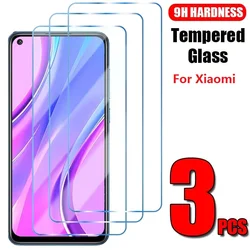 Vidrio templado para Xiaomi Redmi Note 7, 12, 11s, Mi 9, 11i, 11 Lite, 5G, 12T, 10T, 11T, Protector de pantalla, Poco F3, X3, X5, F5, 10 Pro, SE, 3 unidades