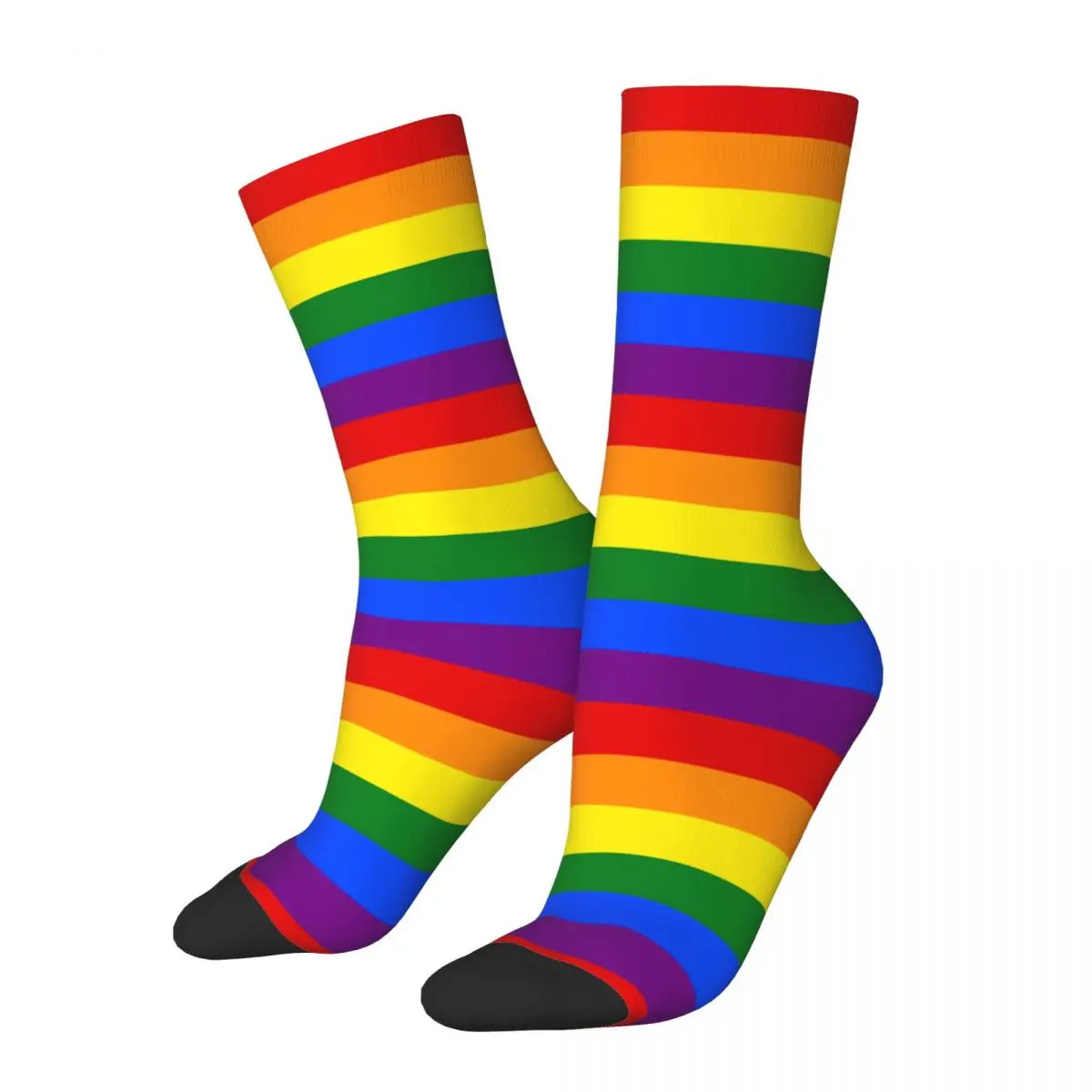 Calcetines de orgullo Gay para mujer, medias con bandera LGBTQ, moda Harajuku, Merch, Middle TubeSocks, Idea de regalo sorpresa