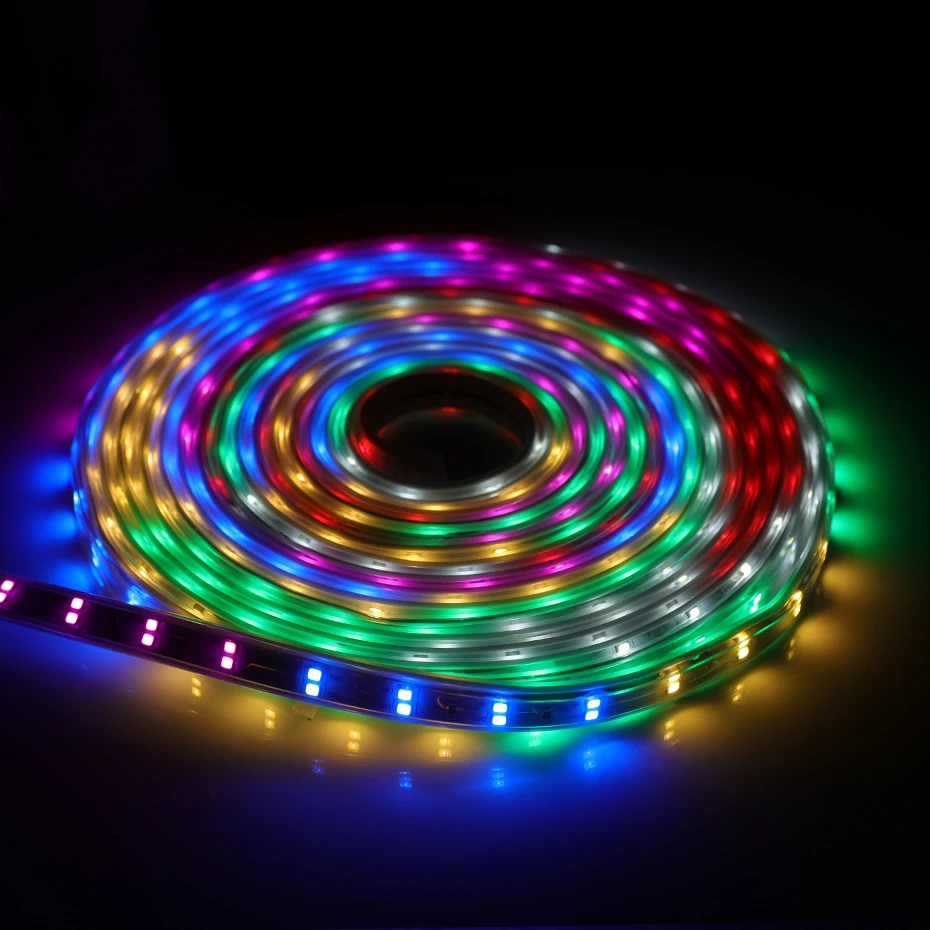 

SMD2835 220 В RGB светодиодная лента IP65 48/96/144 светодиодов/м водонепроницаемая гибкая лента с вилкой европейского стандарта для декора наружного внутреннего освещения