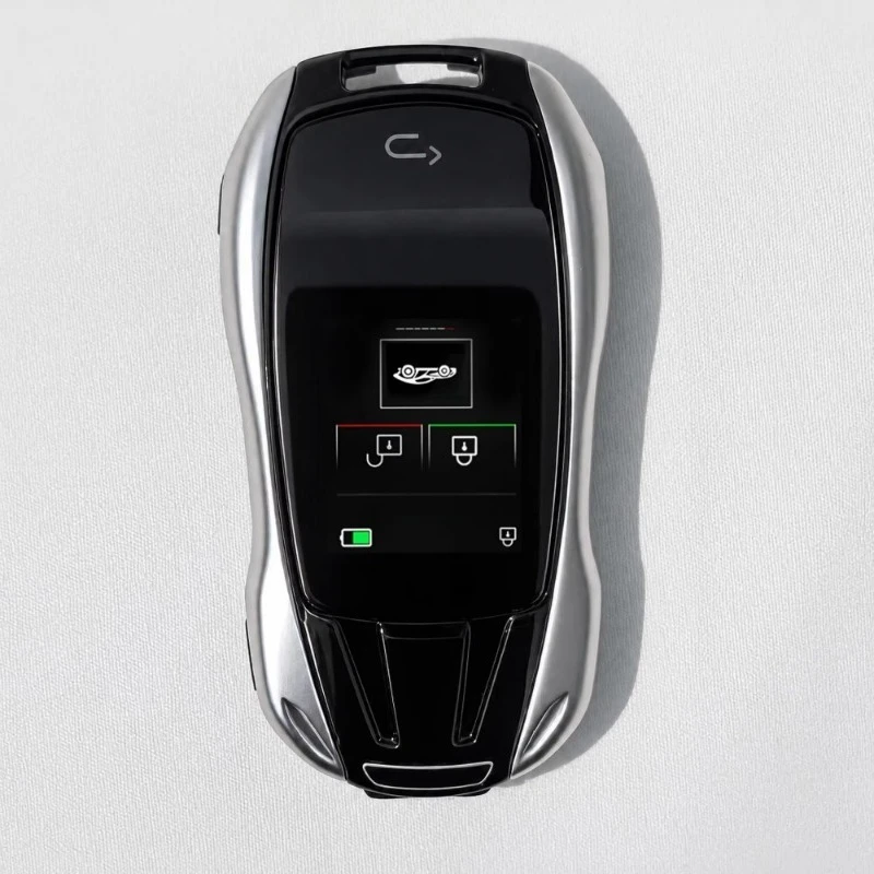 Smart Remote Car Key All in One Keyless Entry Auto Lock Unlock LCD Screen LED Display