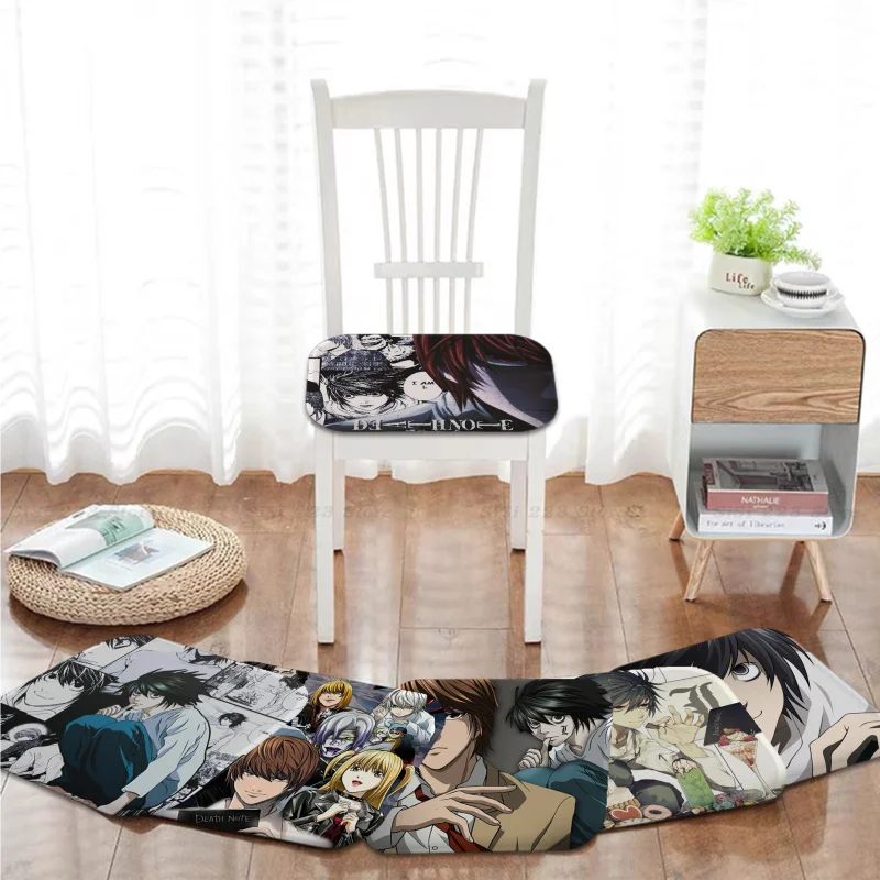 Death Note Yagami Light L Lawliet Cushion Mat Simplicity Multi-Color Dining Chair Cushion Seat For Office Desk Outdoor Cushions