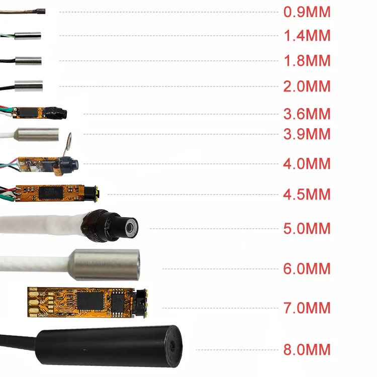 Mini 2MP 6MM D140 1080P OV2740 CMOS Sensor Gynecology Inspection Integrated Endoscope Camera Module USB UVC With Shell