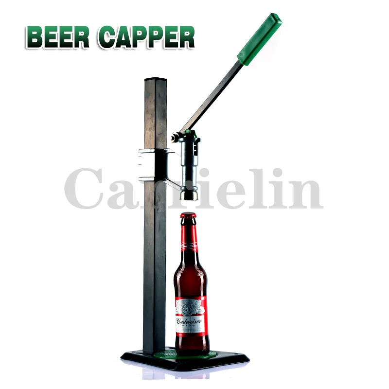 

Beer Bottle Capper Auto Lever Bench Capper Brewed Wine Bottle For Home Brew Keg Soda Crown Capping High Quality