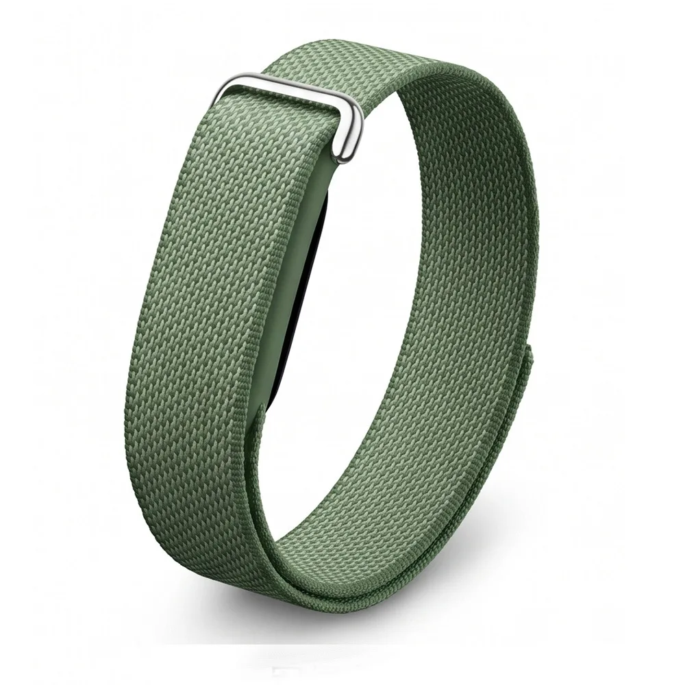 Nylon band + siliconen band voor Google Fitbit Air Sports Ademende armband ter vervanging van polsbandje voor Google Fitbit Air Correa