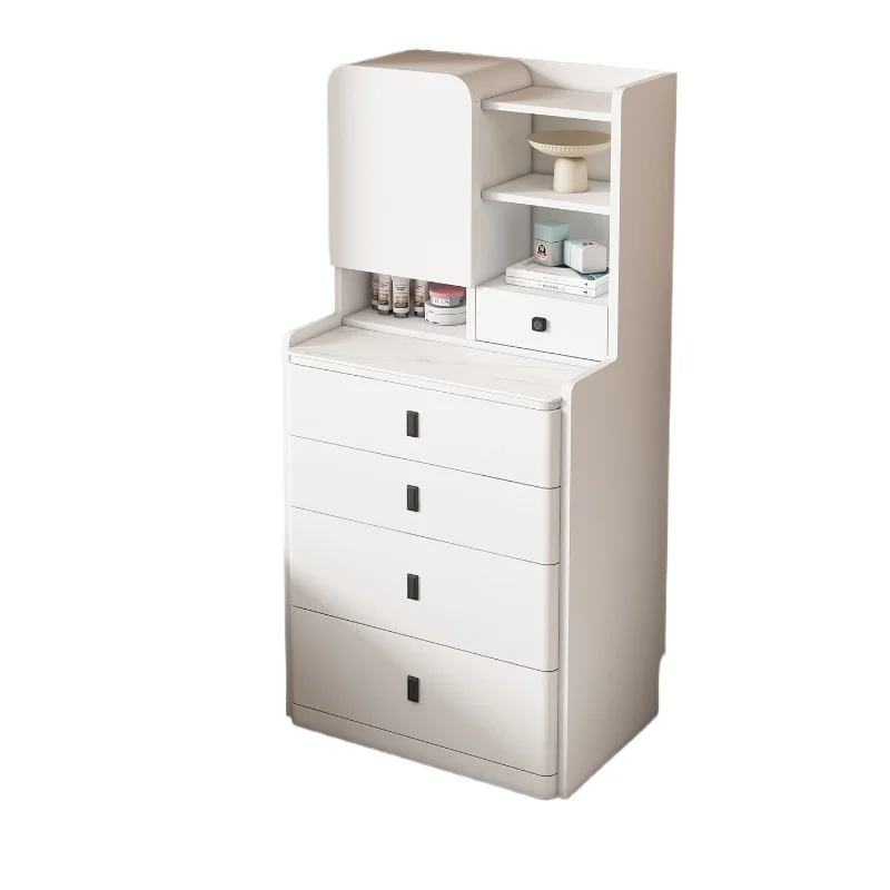 طاولة بجانب السرير لشقة صغيرة من الخشب الصلب