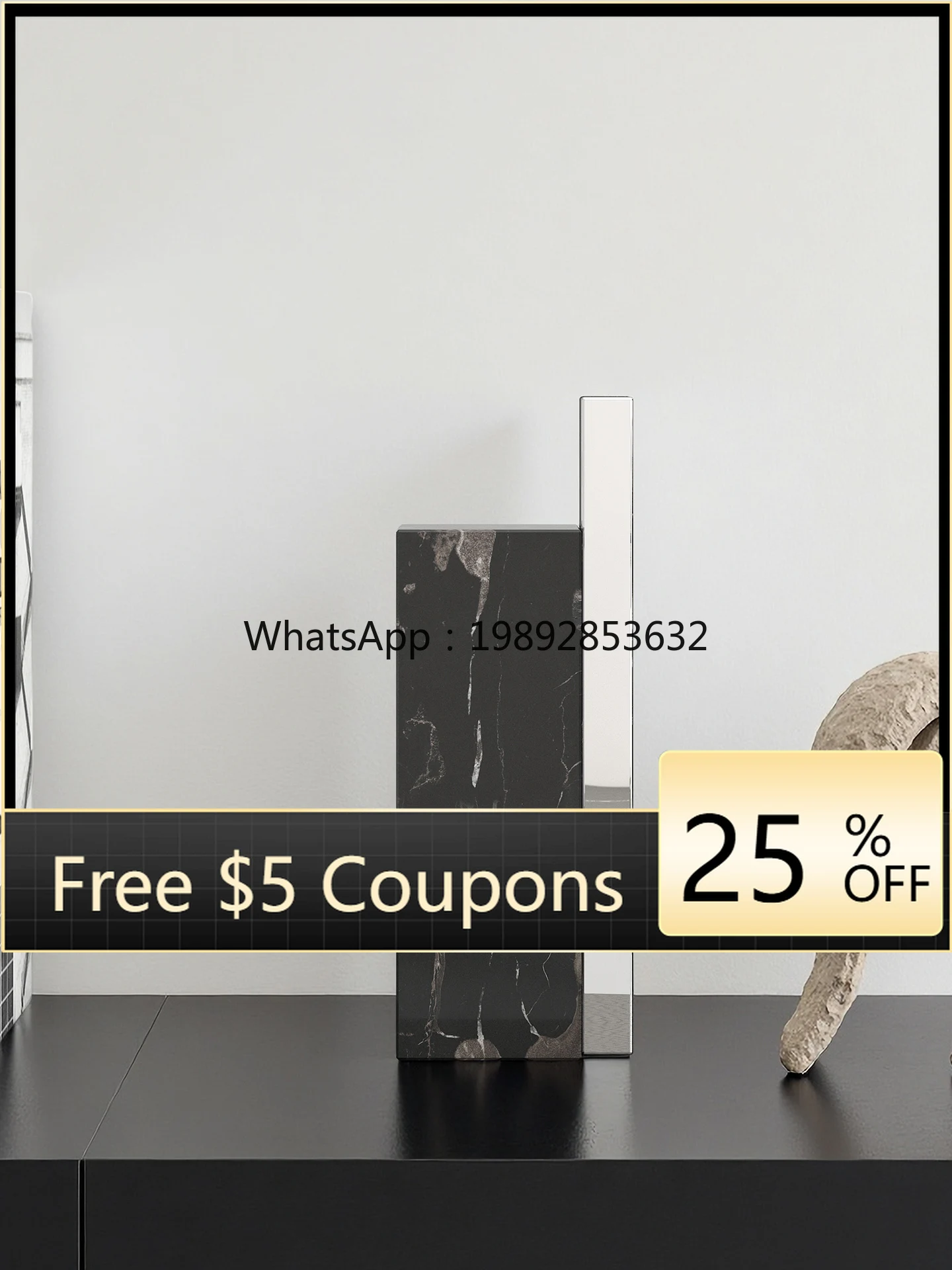 

YFY Wabi-Sabi Style Artistic Niche Decorations Model Room Homestay Wine Cabinet Bookshelf