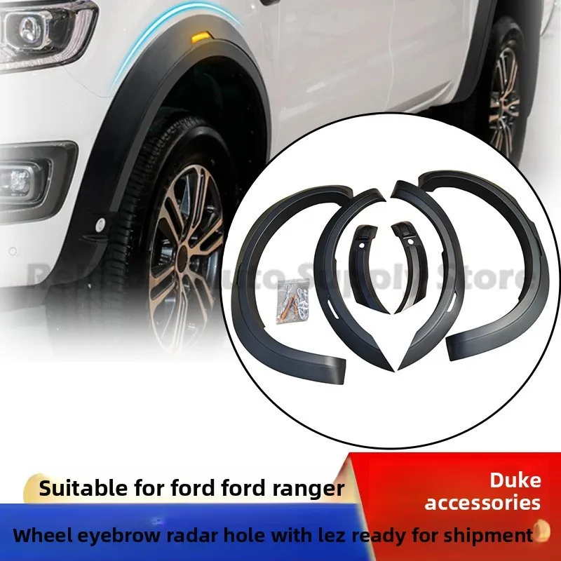 

Для Ford RANGER T7 T8 широкие расширители крыльев с радарным вырезом, прочные аксессуары для внедорожных грузовиков, комплект обновления, защита премиум-класса