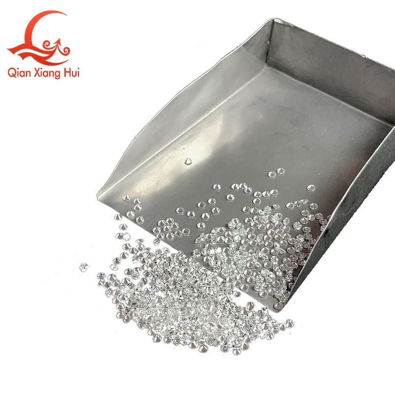 D White Color VVS 0.9mm to 2.9mm Small Melee Size Moissanite Round Shape Loose Stone for Jewelry Making