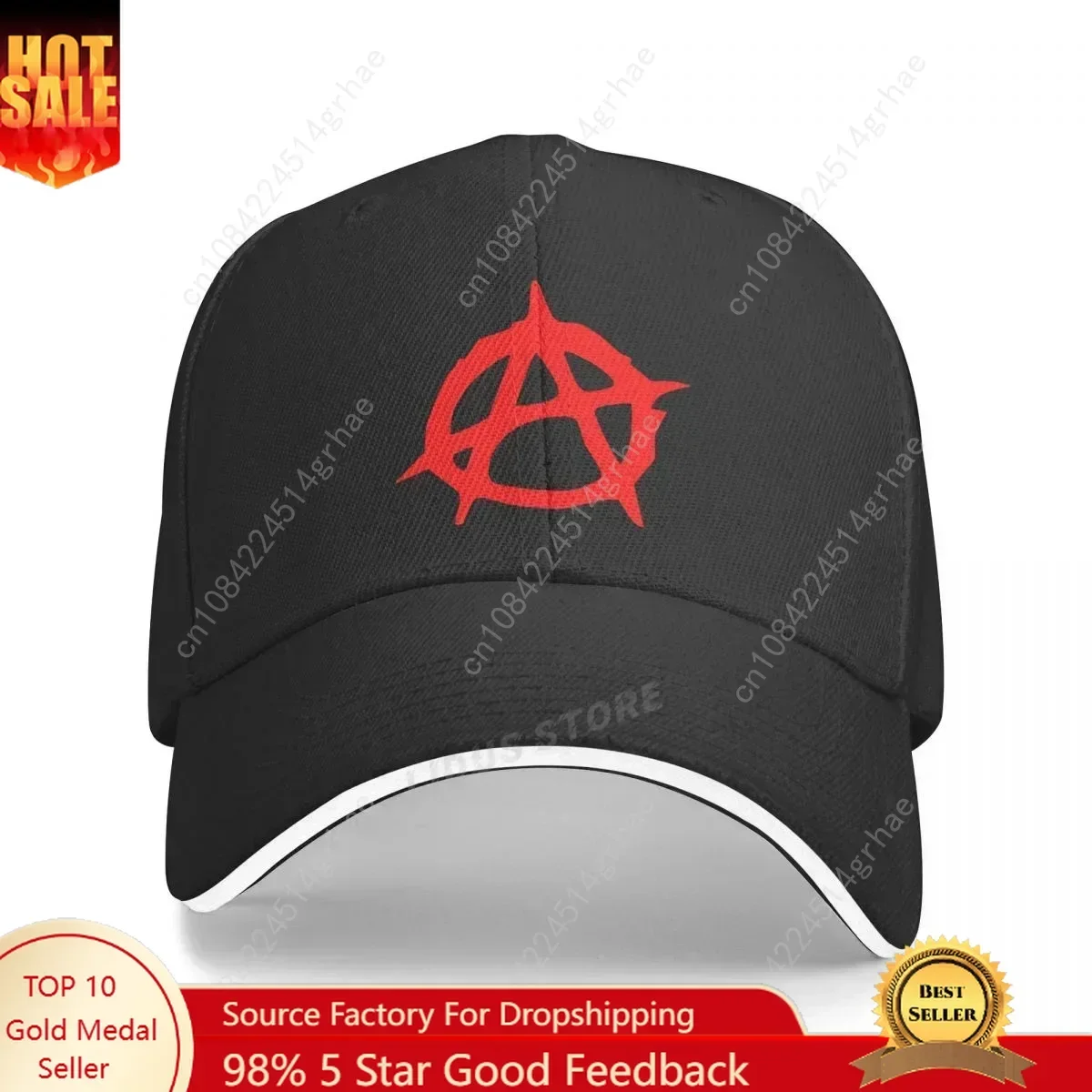 

Brand Hats Sons Of Anarchy For Reaper Crew Fitted Baseball Cap Women Men Letters Print Anarchy Hat Hip Hop Hat For Men