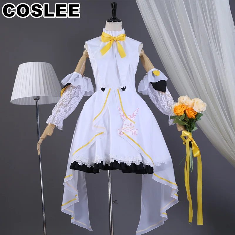 

COSLEE Vtuber NIJISANJI Petra Gurin Cosplay Costume First Anniversary Dress Uniform Full Set Halloween Carnival Party Outfit New