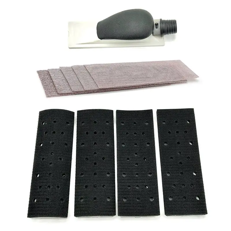 oltre-hand-sanding-block-dust-extraction-grinding-hand-sander-multi-hole-with-sandpaper-for-wood-polishing-car-detailing