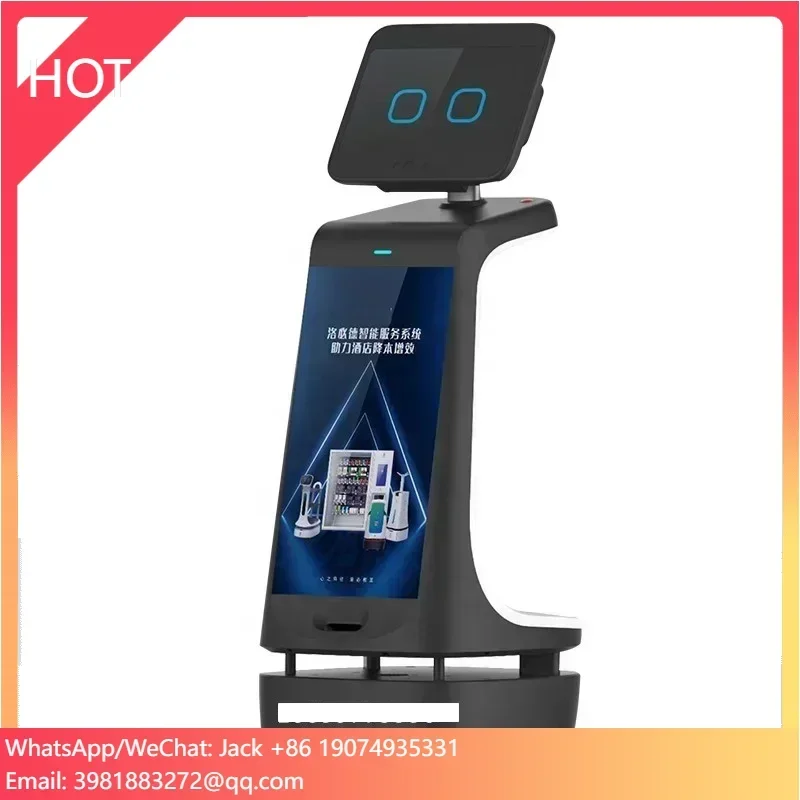 China High-tech Advertising Display Intelligent Robot Guiding Humanoid AI Reception Robot for Restaurant Hotel Mall