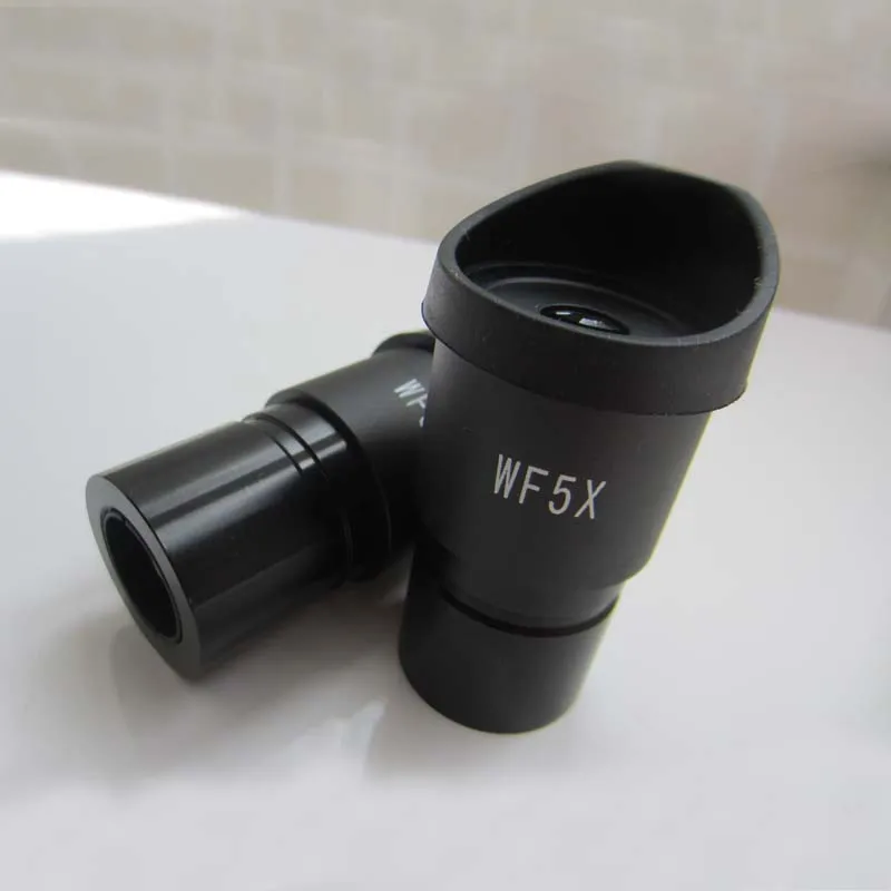 Free Shipping! WF5X Field of View 20mm Wide Angle Microscope Eyepiece Optical Lens with Mounting Size 30.5mm