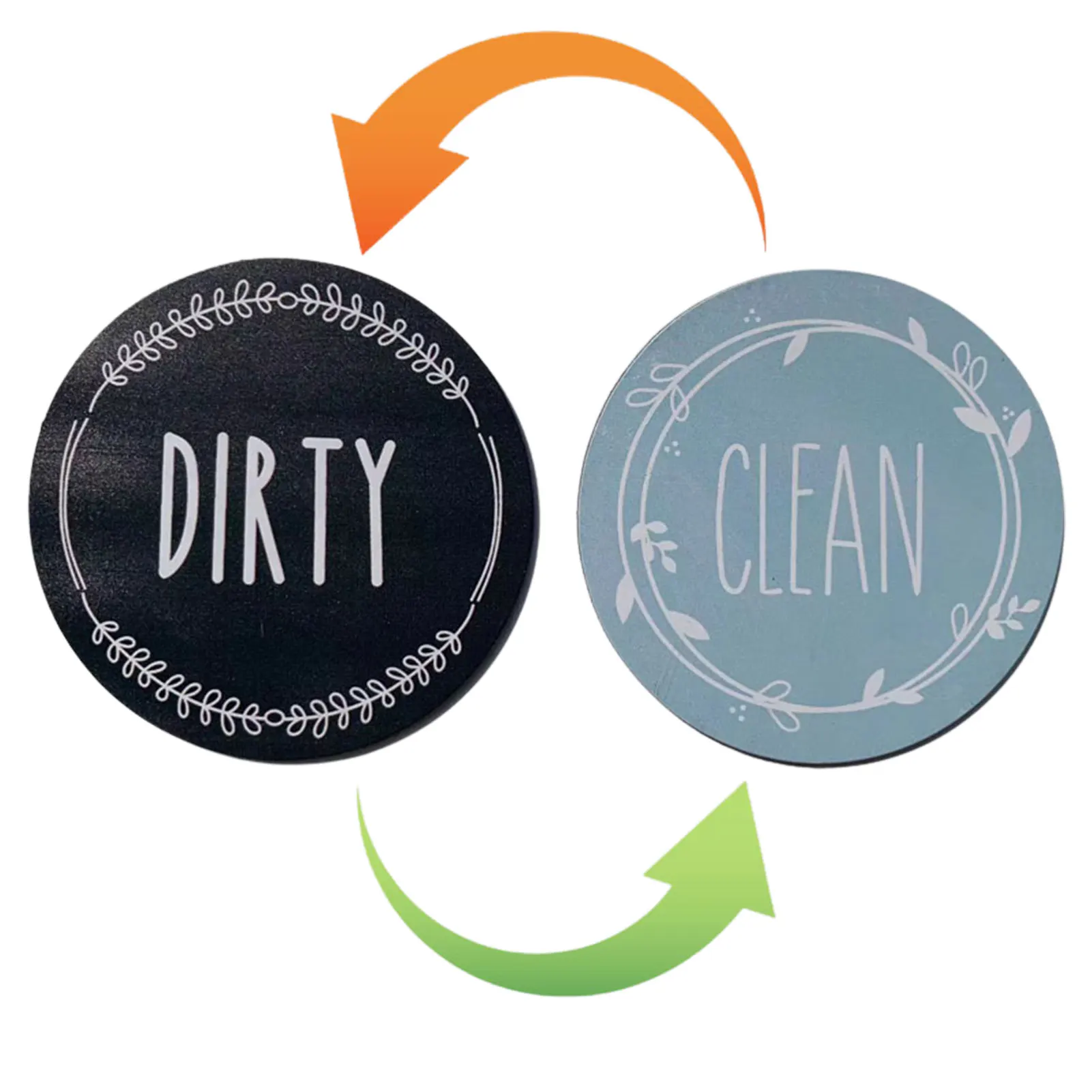 Clean Dirty Magnet For Dishwasher Double Sided Dishwasher Magnet Indicator Sign Universal Reversible Kitchen Organization