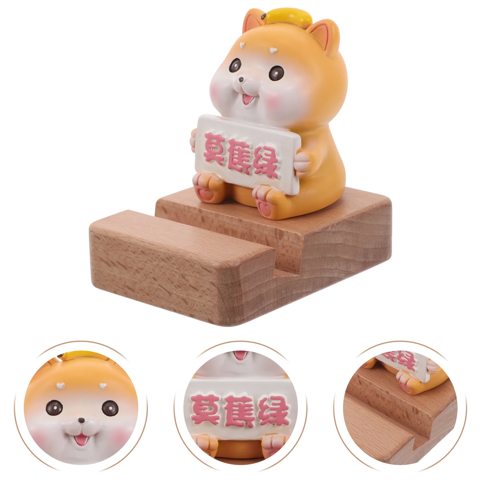 

Cute Rv Cartoon Animal Phone Stand Desktop Holder Kawaii Decor Accessory for All Mobile Phones Sturdy Support Portable Design