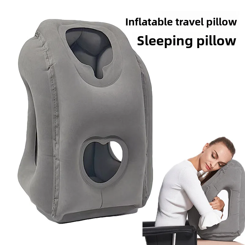 

Inflatable Pillow, Travel Long Distance Car Sleeping Tool, Portable Foldable, Airplane High Speed Rail Available