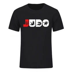 NEW Judo Shirt Martial Arts Judo Gifts Judo T-Shirt For Men Graphic T-Shirt Crewneck 100% Cotton Print Tee Shirt Short Sleeve