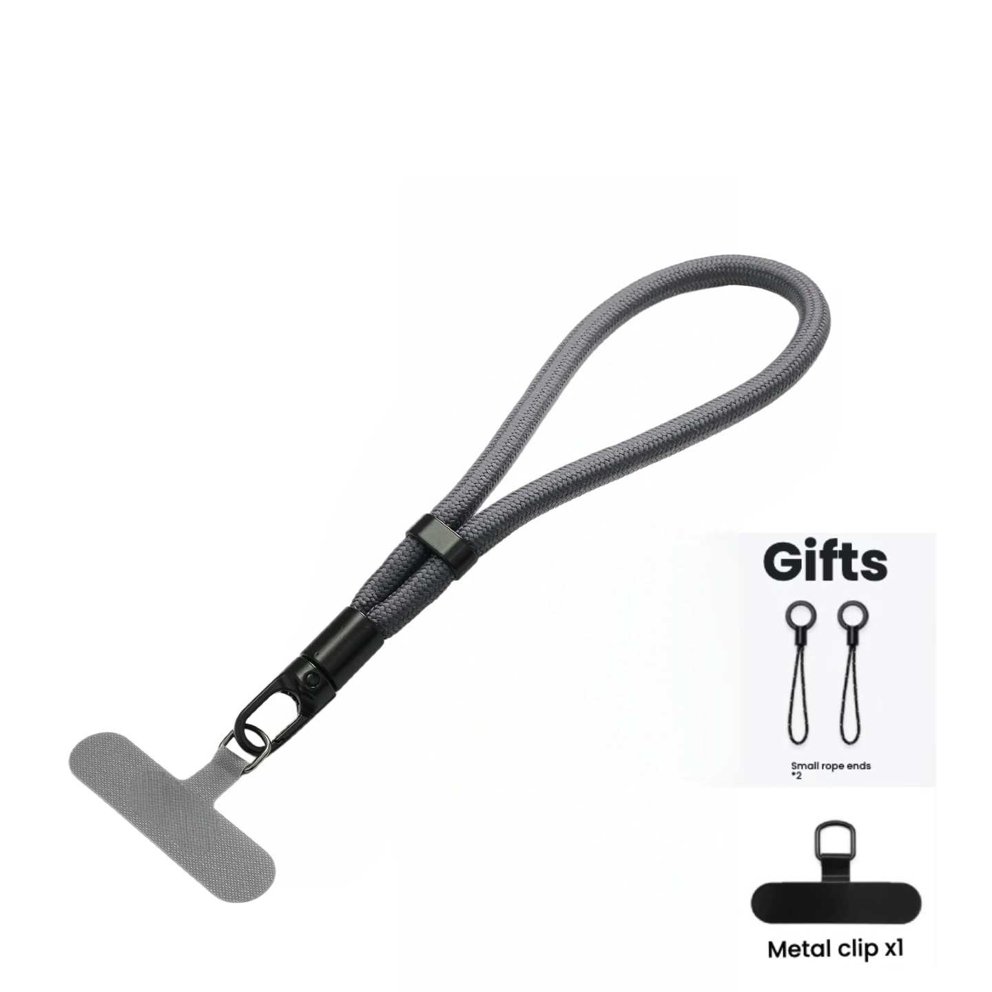 Nieuwe verstelbare telefoonpolsband/lanyard – een premium, anti-verlies en anti-diefstal accessoire. Voorzien van een veilige sluiting en inclusief een