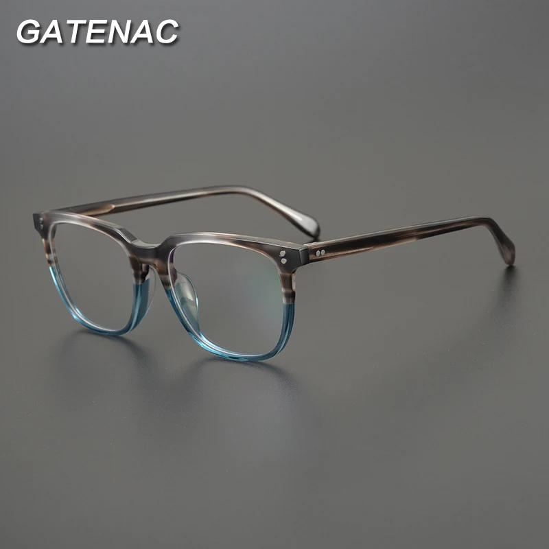 

2022 New Acetate Optical Glasses Frame Men Designer Square Myopia Prescription Eyeglasses Frame Women Retro Luxury Brand Eyewear