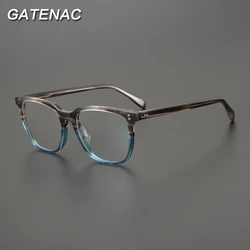 2022 New Acetate Optical Glasses Frame Men Designer Square Myopia Prescription Eyeglasses Frame Women Retro Luxury Brand Eyewear