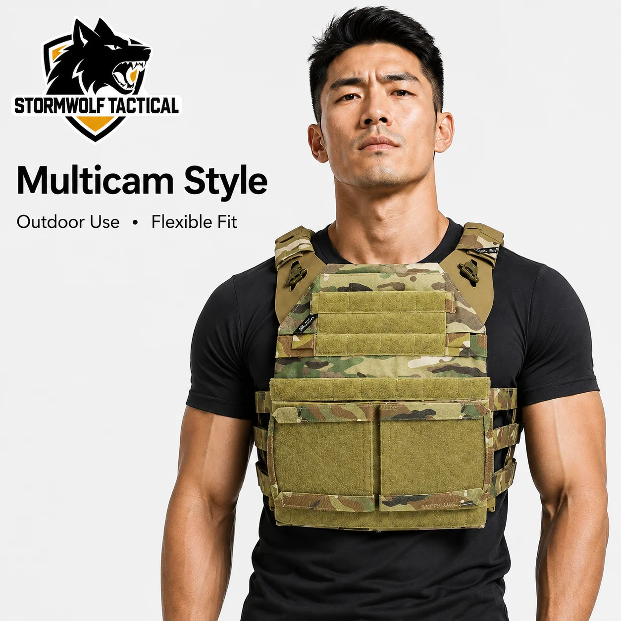500D Nylon Plate Carrier Vest Lightweight No Front Panel Modular Load Bearing Vest JPC 2.0 VT13 Cut Style Outdoor Training