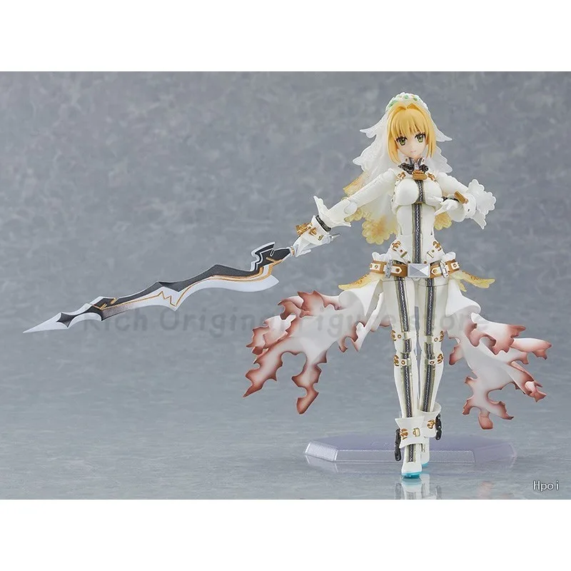【재고 있음】오리지널 Max Factory Fate/Grand Order Figma # 559 네로 클라우디우스(신부) 애니메이션 1/12 액션 피규어 모델 장난감