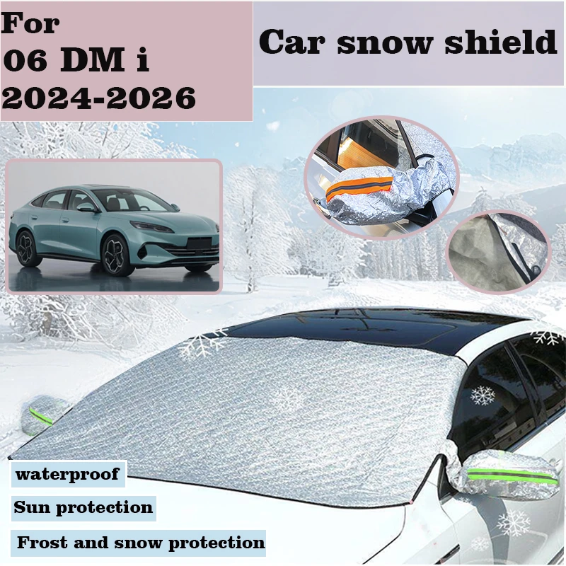 

Car Snow Shield For BYD Seal 06 DM i Dmi 2025 2024-2026 Front windshield Snow Sunshades Sun Visor Cover Sunshade Car Accessories