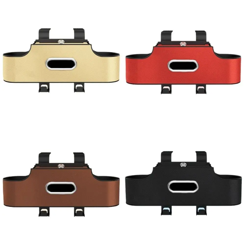 

Partition Design Car Backseat Storage Box Water-proof Anti-wear Car Drink Cup Holder Universal with Hook Car Rear Seat Organizer
