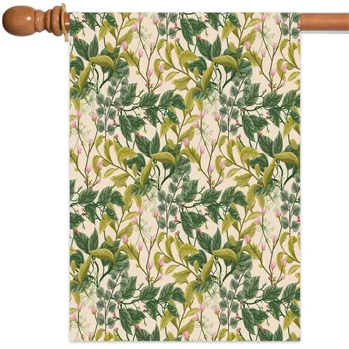 Little Impatiens Garden Flag Patio Banner Small 12x18in，Large 28x40in JJE DDI GGX