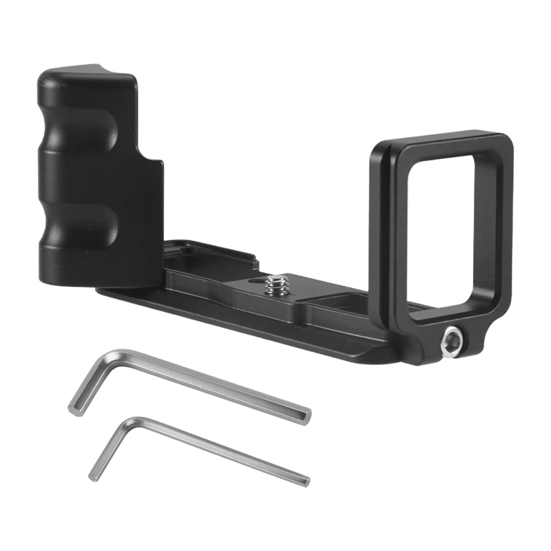 Quick Release L Plate Bracket Double Handle for -D E-M10 Mark III EM10 III Camera