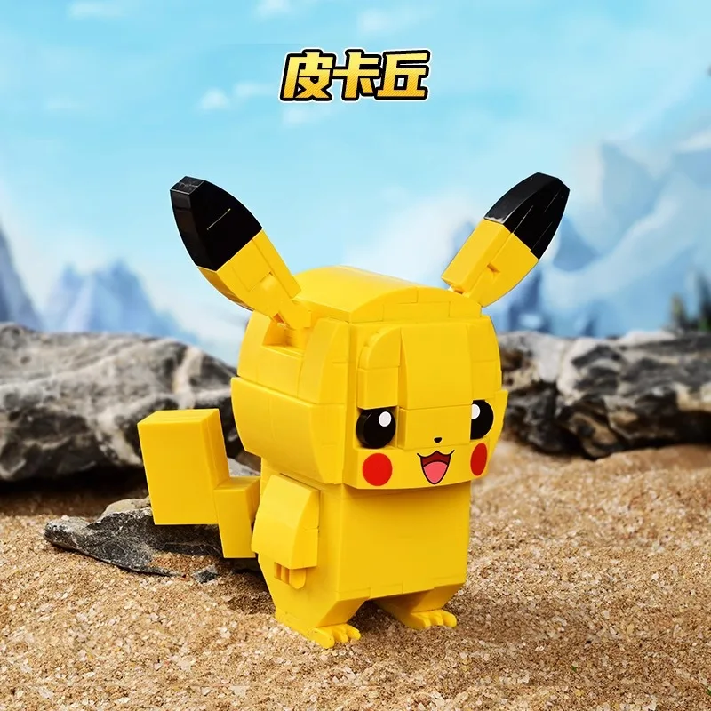 Genuino Nuovo Anime Pokemon Centro Casa Pikachu Mewtwo Charizard Venusaur Building Blocks Mattoni Set Modello FAI DA TE Per Bambini Giocattolo Regali