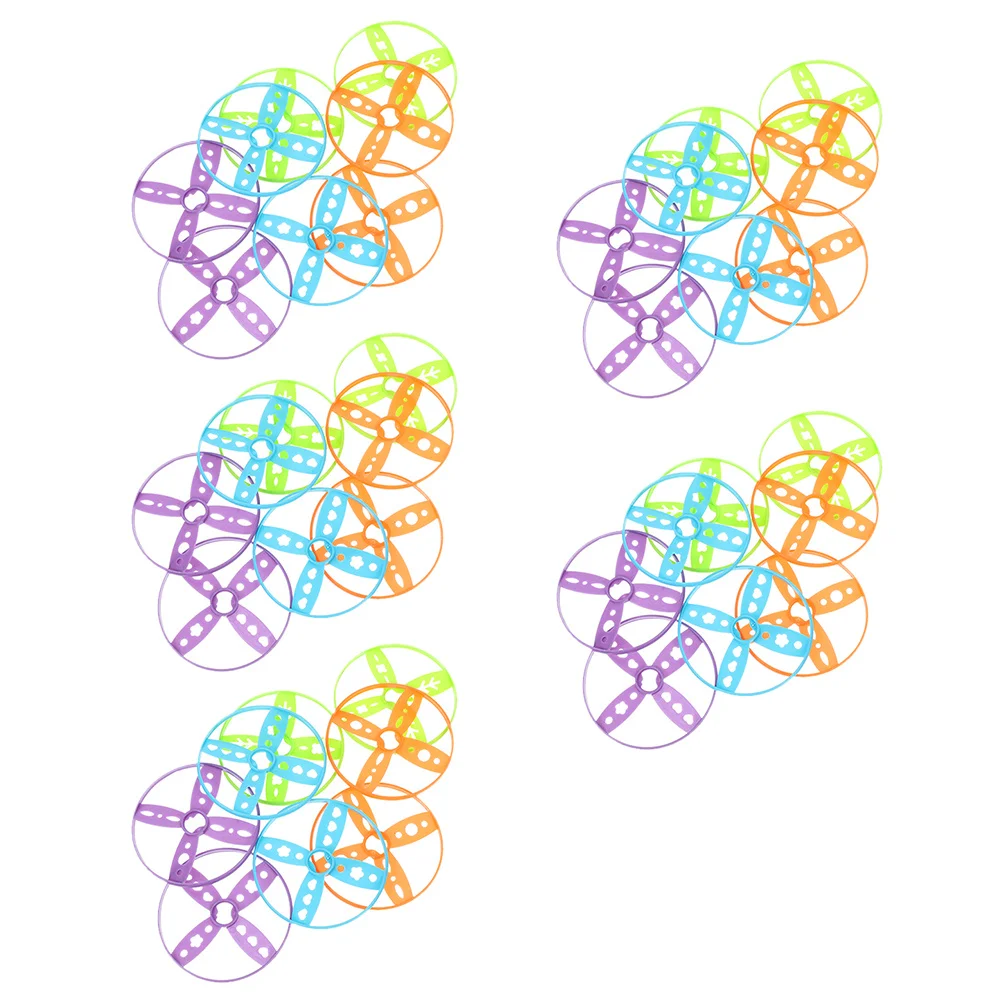 40-teiliges Nahrungsergänzungsset für fliegende Scheiben, mehrfarbig, einfach passender Ersatz für Handwerker, fußbetriebene Flugscheibenaktivitäten