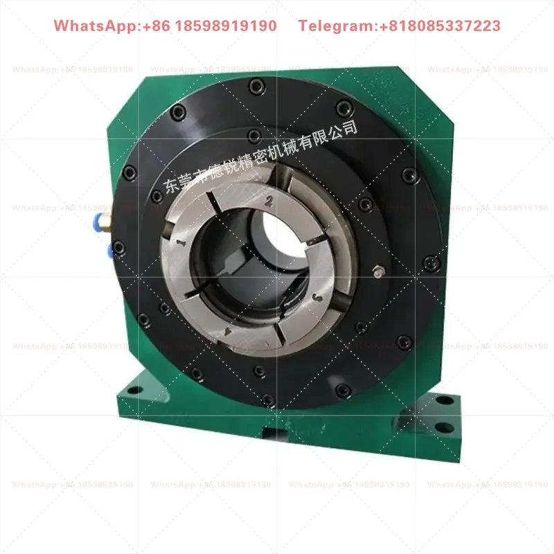 Two-Way Spindle Chuck Seat DR02-60S - Middle Drive Pneumatic & Hydraulic Chuck for Machining Equipment