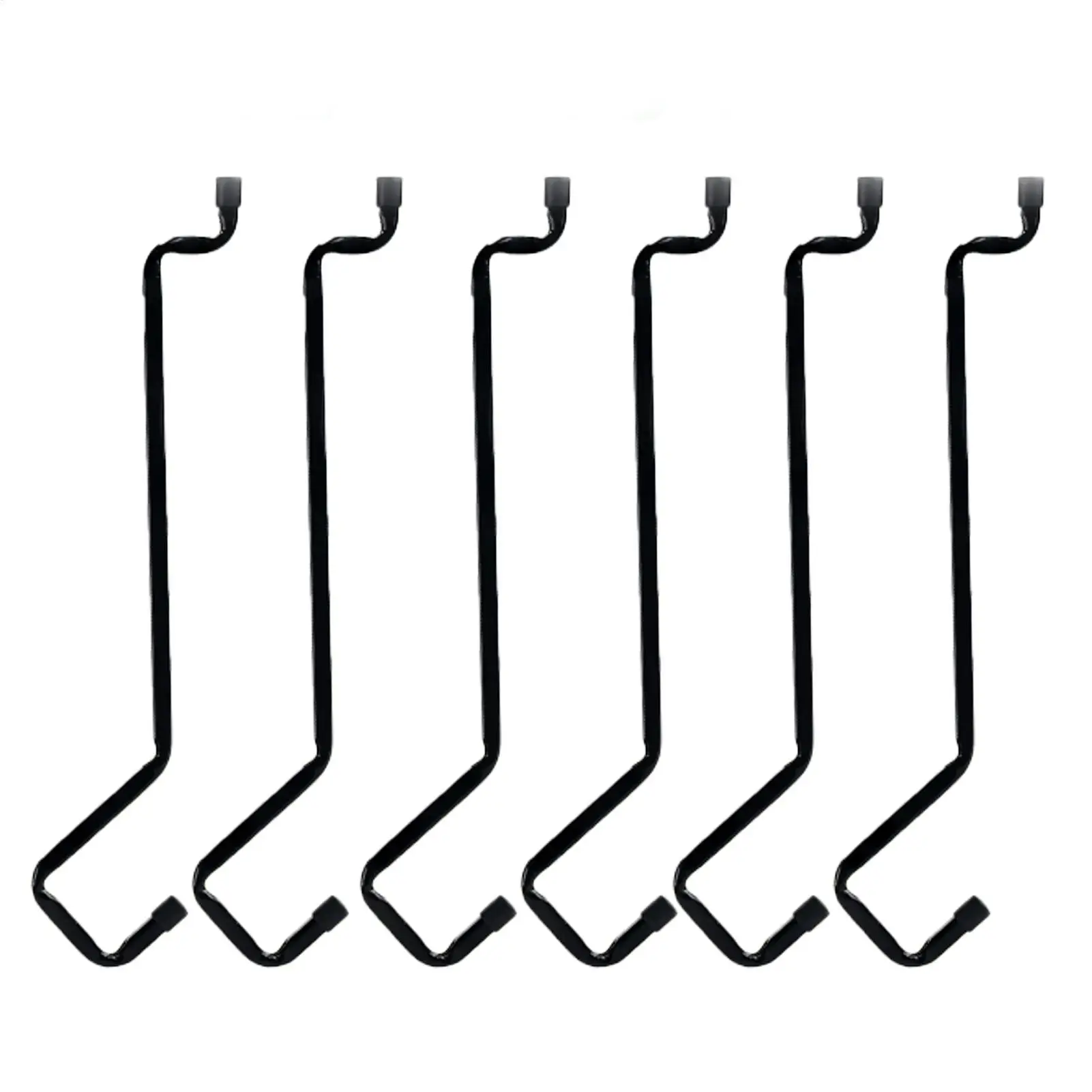Bird Feeder Hanger For Deck 6 Pieces Flower Basket Holder 9.6inch Deck Railing Plant Hanger For Outdoor Patio Balcony Garden