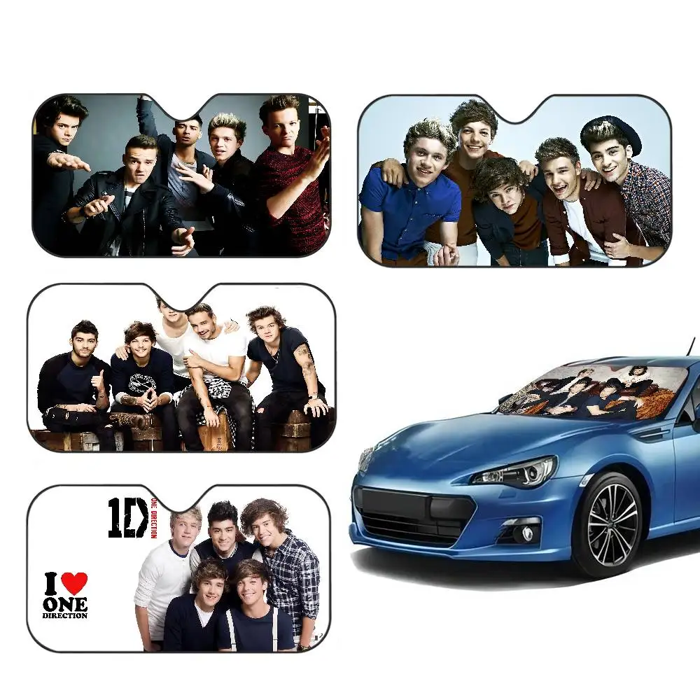 Vintage O-One D-Directions Car Windshield Funny Sun Shade Foldable UV Ray Sun Visor Protector Sunshade for Front Window