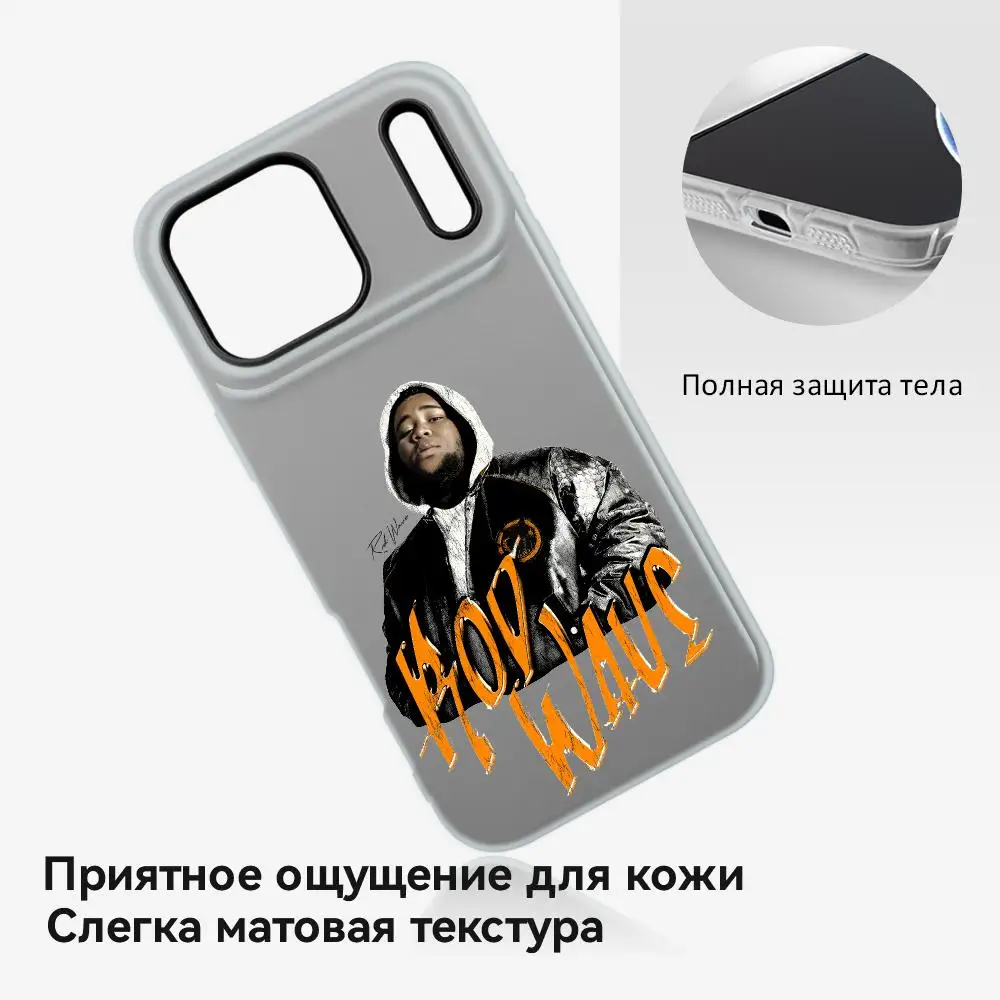 RAPPER R-Rod Wave Phone Case For iPhone 18 17 16 15 14 13 12 Pro Max Plus Mini Case Clear Jelly Shockproof Soft Cover