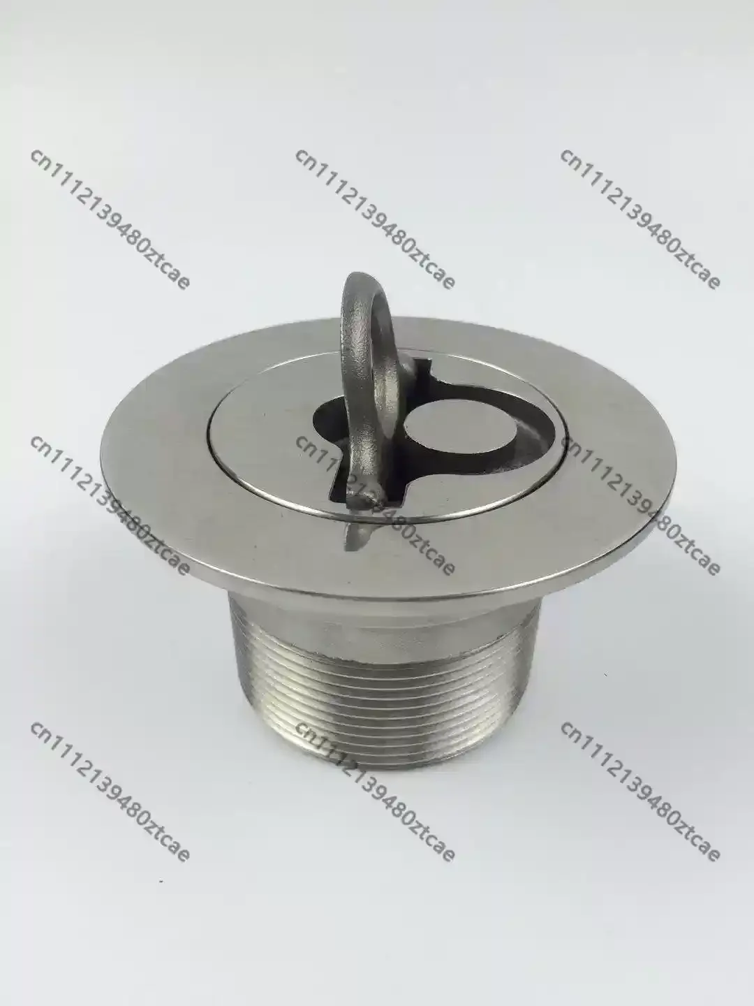 Central Vacuum Cleaning End Fitting Stainless Steel Floor Valve Taper External Thread