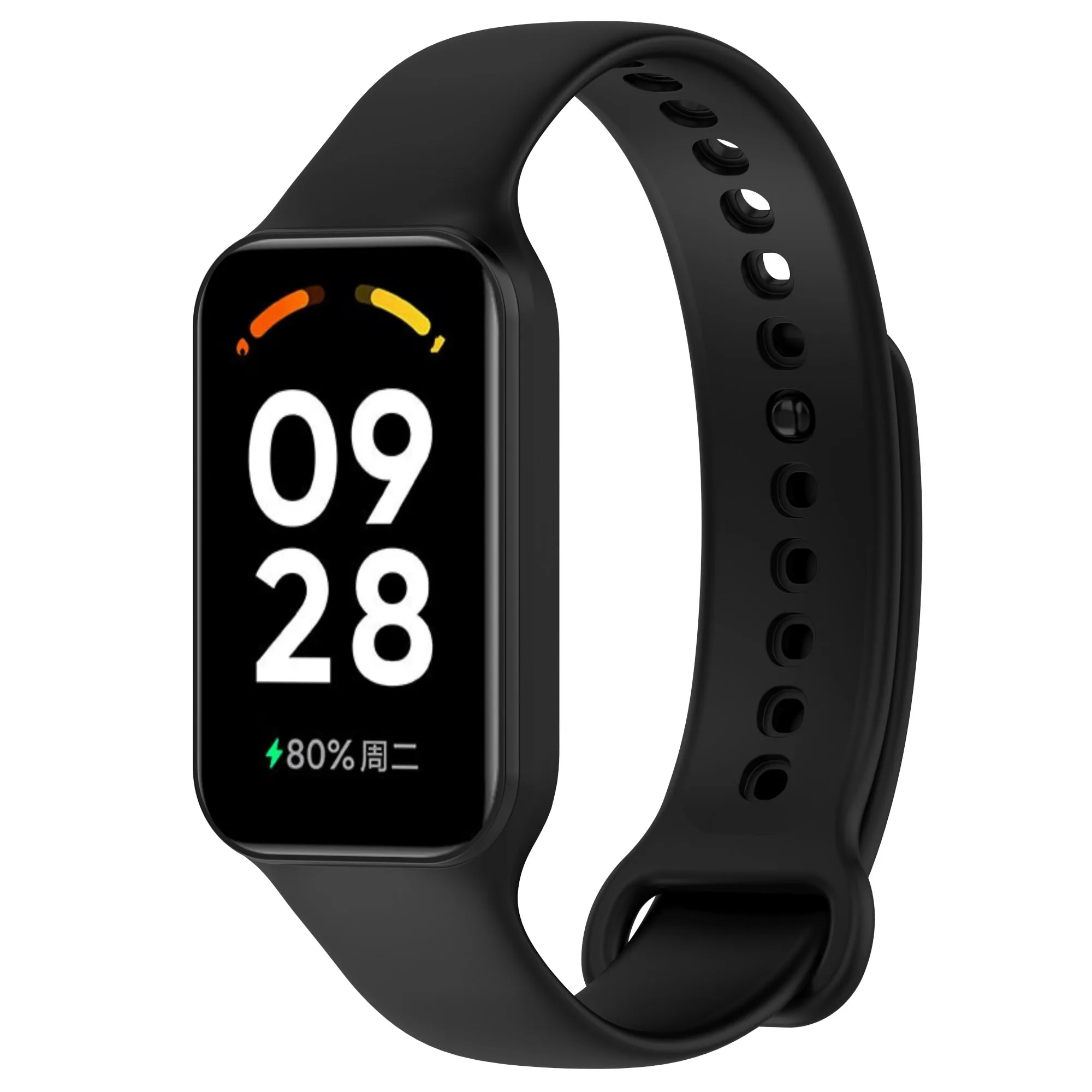 Redmi için bant 2/Xiaomi Band 8 aktif kayış ve koruyucu kılıf Redmi Band2 için silikon spor kordonlu saat bilezik Watch Band correa